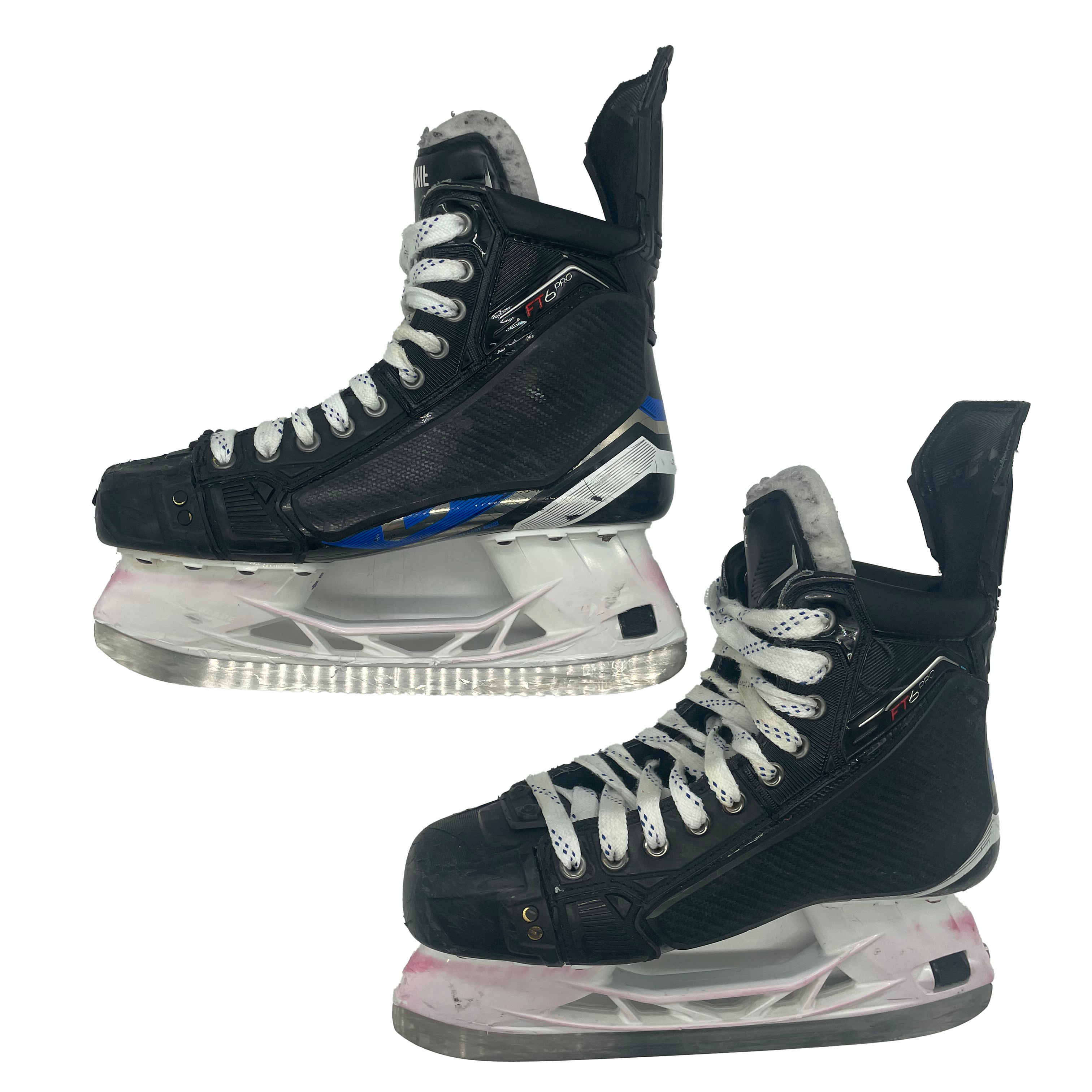 CCM Jetspeed FT6 Pro – Patins de hockey d'occasion Pro Stock avec bloqueurs de tir – Taille 8R